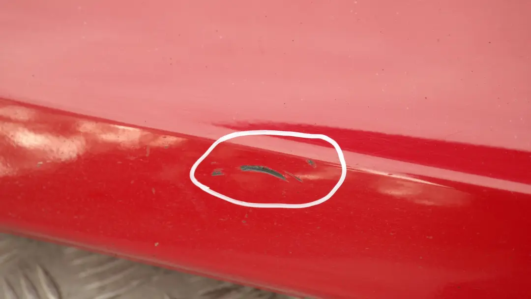 BMW E87 LCI Bas de Porte Couverture Seuil A Gauche Rouge Carmin, Rouge