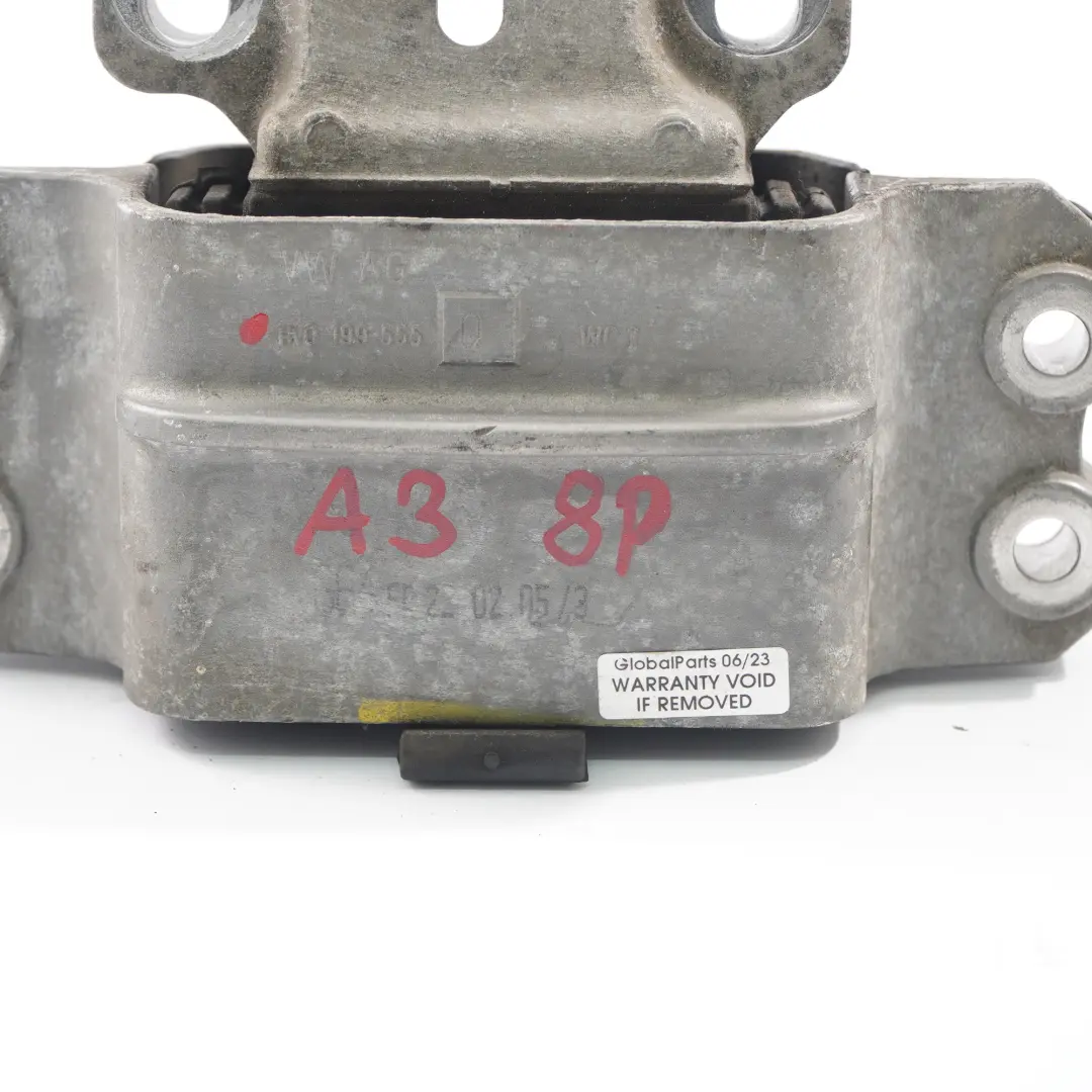 Audi A3 8P Soporte de motor Caja de cambios Soporte de transmisión 1K0199555