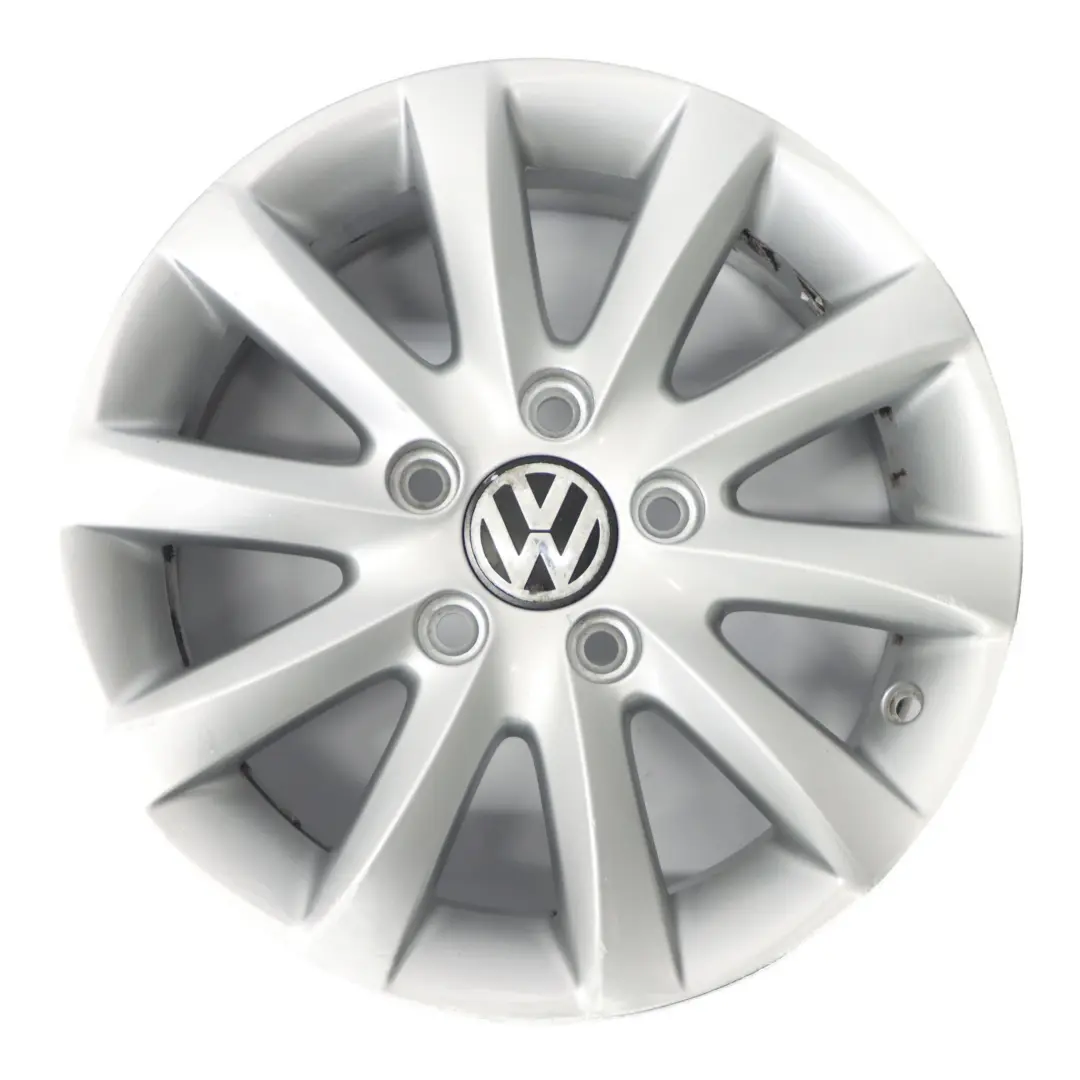 VW Volkswagen Golf 5 Llanta de aleación plateada 15" ET:50 6,5J 1K0601025CA