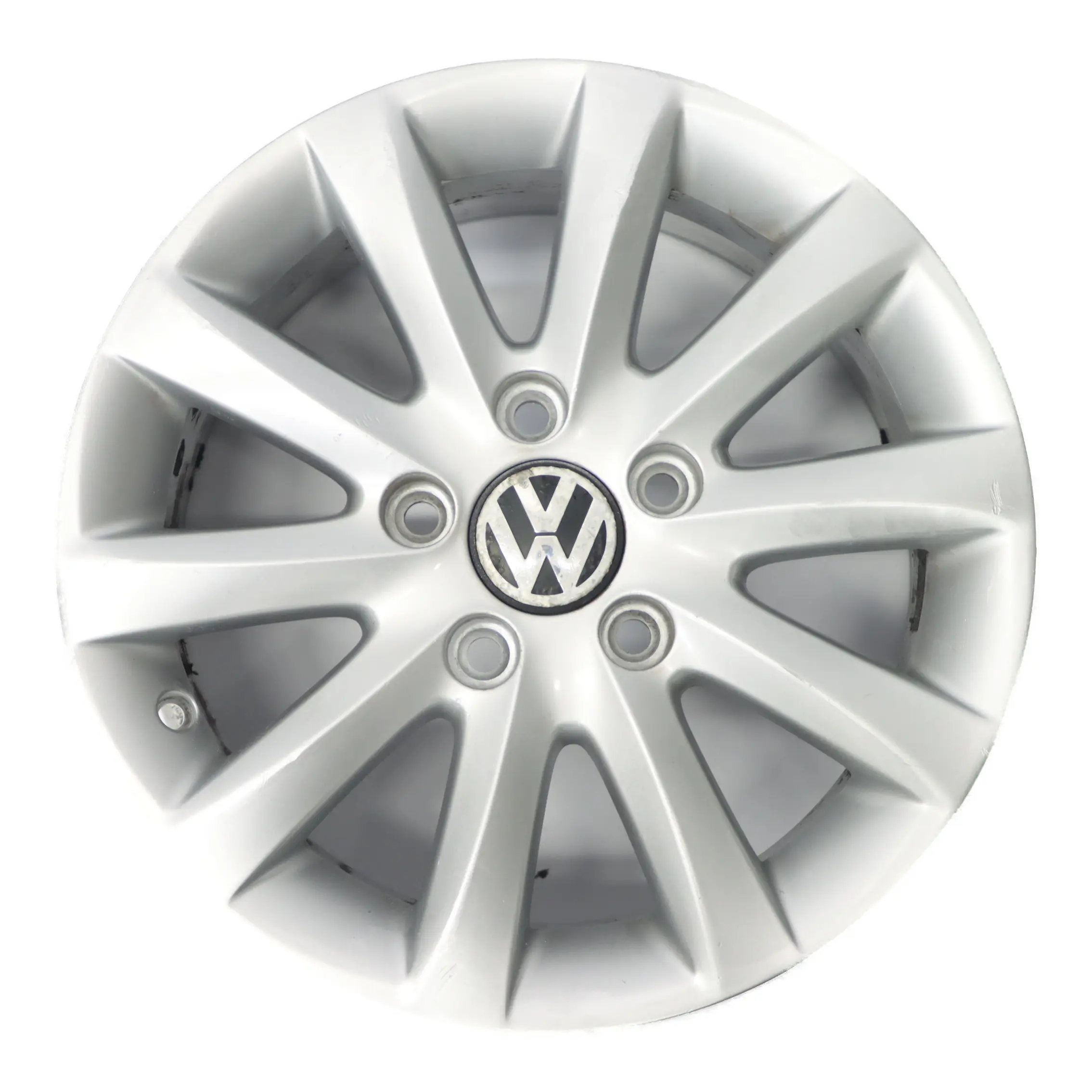 VW Volkswagen Golf 5 Silver Wheel Alloy Rim 15" ET:50 6,5J 1K0601025CA