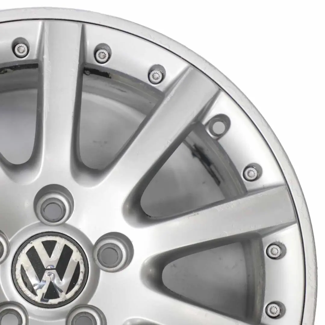 VW Volkswagen Golf 5 V 6 VI Silver Wheel Alloy Rim 17" ET:54 7J 1K0601025K