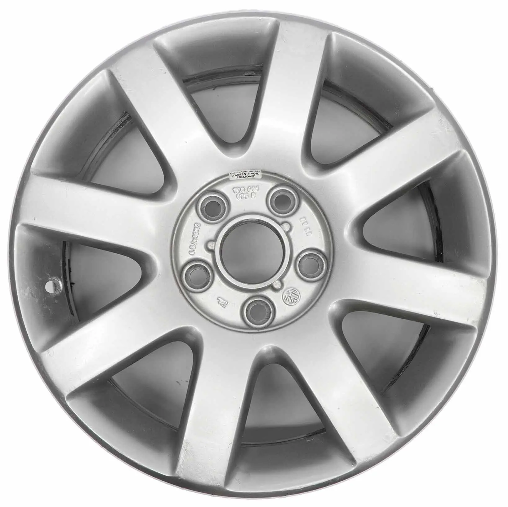 VW Volkswagen Golf 5 V 6 VI Silver Wheel Alloy Rim 16" ET:50 6,5J 1K0601025R