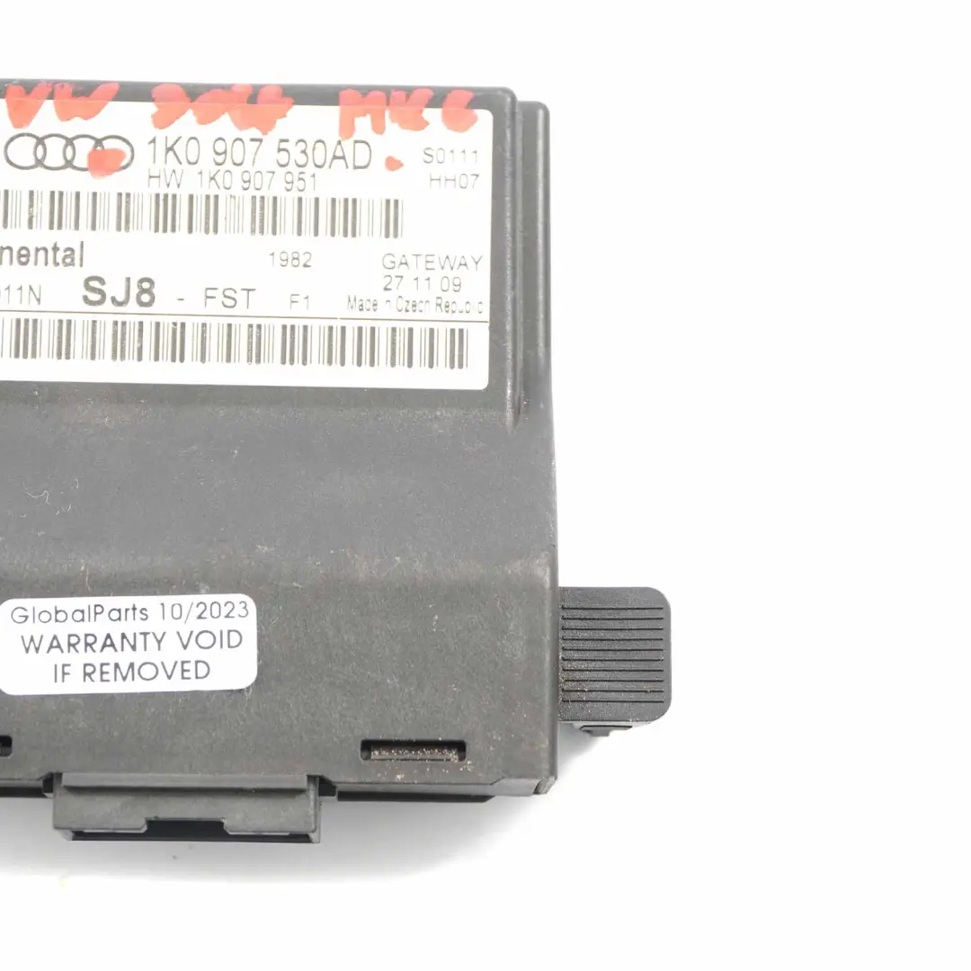 VW Volkswagen Golf 6 Gateway Unidad de Control Módulo ECU 1K0907530AD