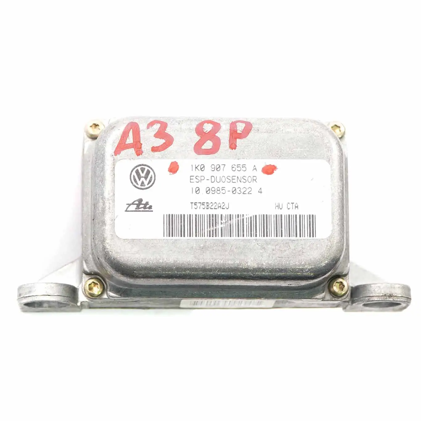 Audi A3 8P Yaw Sensor ESP Rotación Velocidad Control Unidad Módulo 1K0907655A