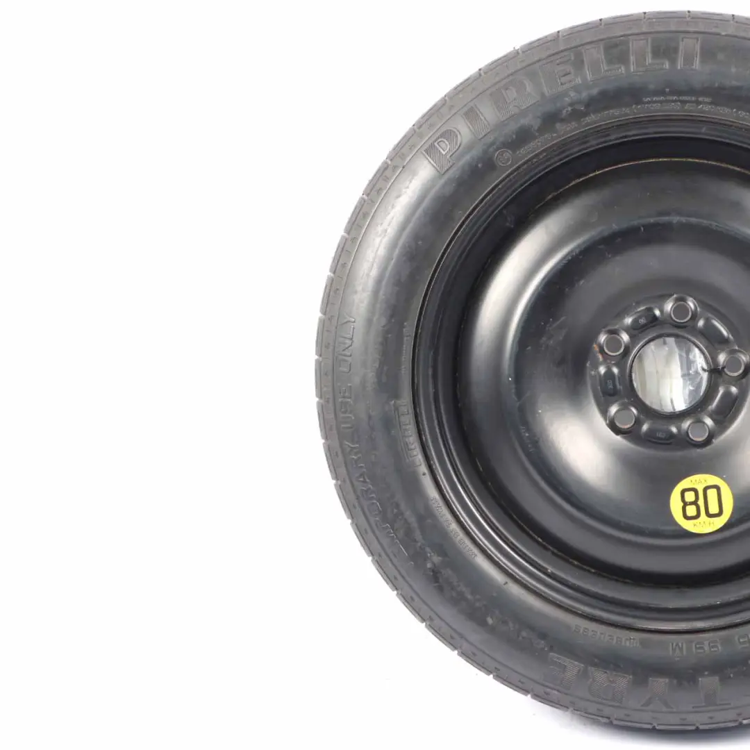 Volvo S40 Black Spare Wheel Rim Steel R16 Tyre 125/85 1S71MH-06300