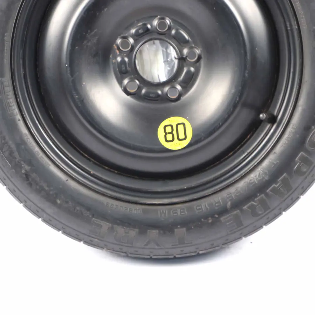 Volvo S40 Black Spare Wheel Rim Steel R16 Tyre 125/85 1S71MH-06300