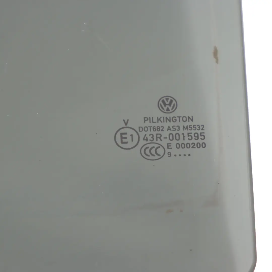 Volkswagen Touran 1T Window Glass Rear Door Left N/S Glazing AS3 1T0845025H