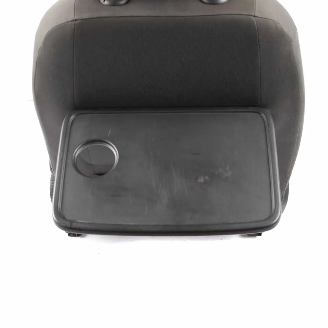 Front Seat Volkswagen Touran MK1 Left N/S Cloth Fabric Black Grey
