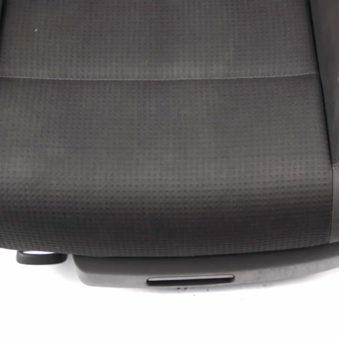 Front Seat Volkswagen Touran MK1 Left N/S Cloth Fabric Black Grey