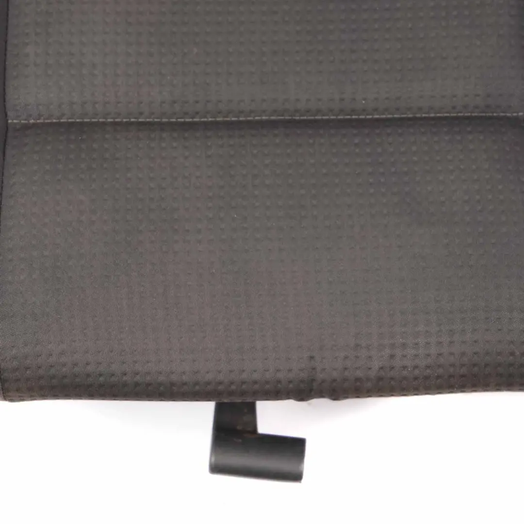 Volkswagen VW Touran MK1 2nd Row Left N/S Seat Cloth Black Grey Fabric