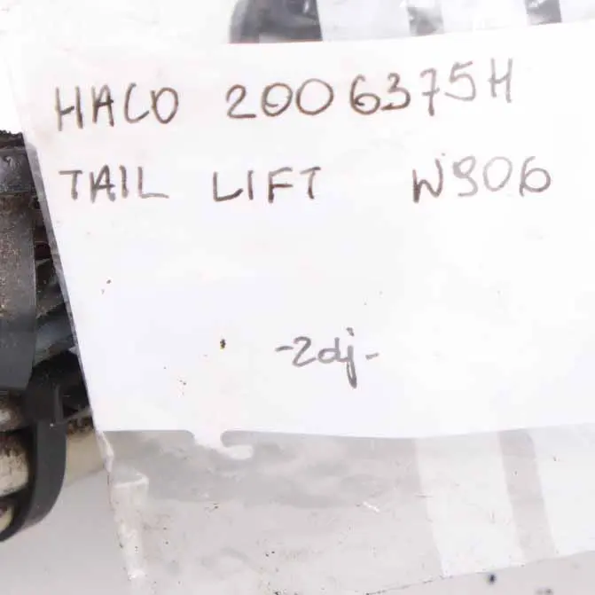 Mercedes Sprinter W906 Tail Lift HACO Hydraulic Pump Unit 12V 130A 2006375H