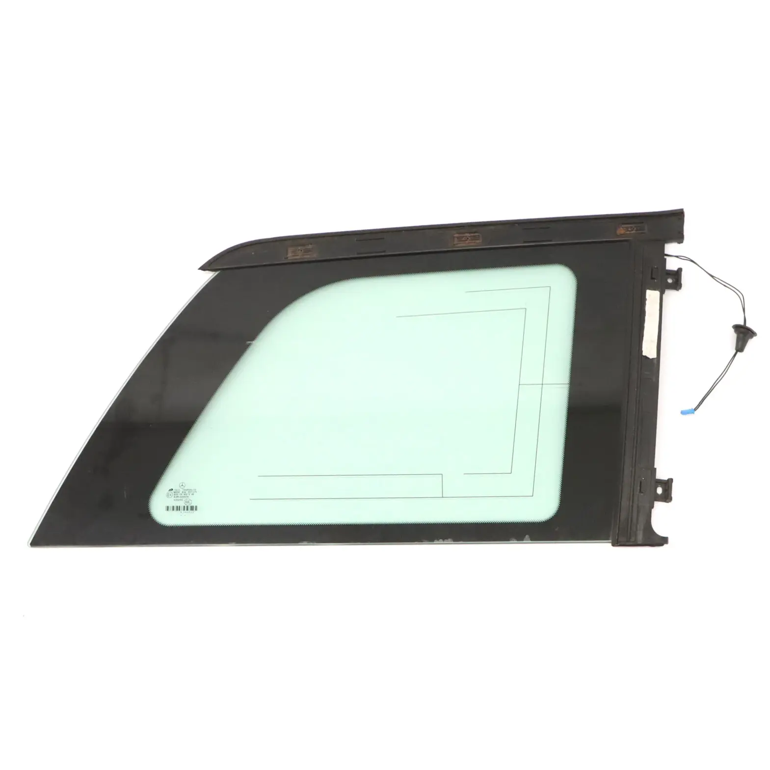 Mercedes GL X164 Window Glass Rear Right O/S Quarter Side Green Glazing AS2