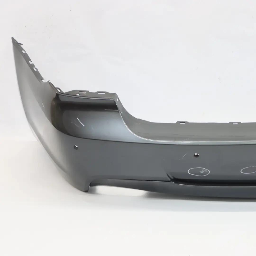 BMW E90 M Sport Rear Bumper PDC Sparkling Graphite Metallic - A22