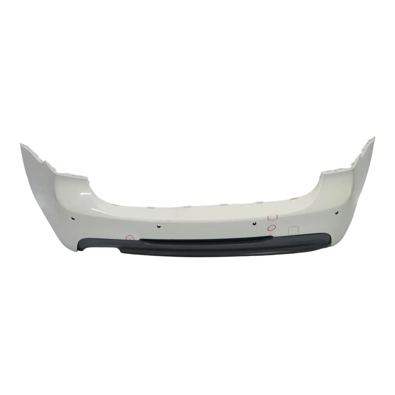 BMW E91 Touring M Sport Rear Bumper Trim Panel Alpinweiss 3 White - 300