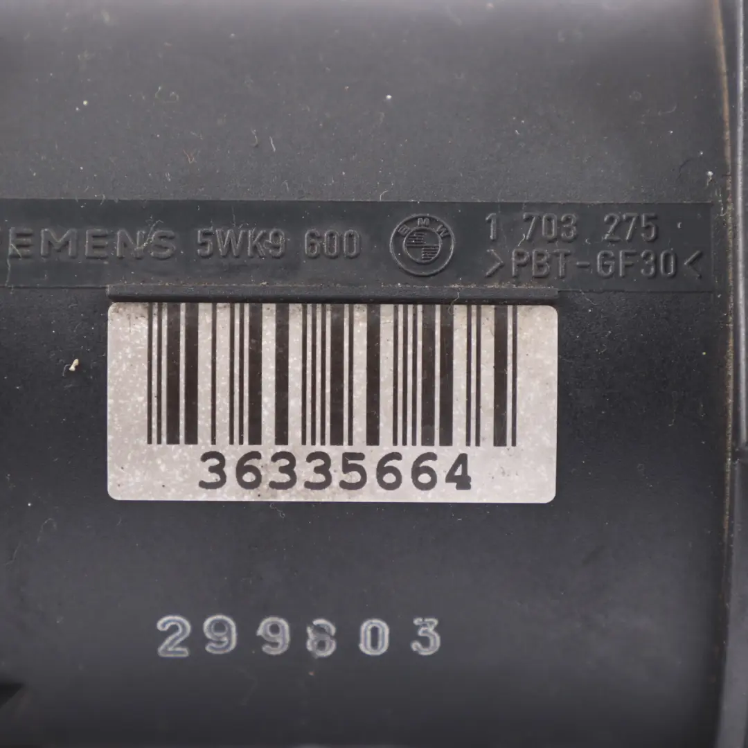 BMW 5 E39 Gasolina MAF Sensor flujo masa aire Unidad control admisión 1703275