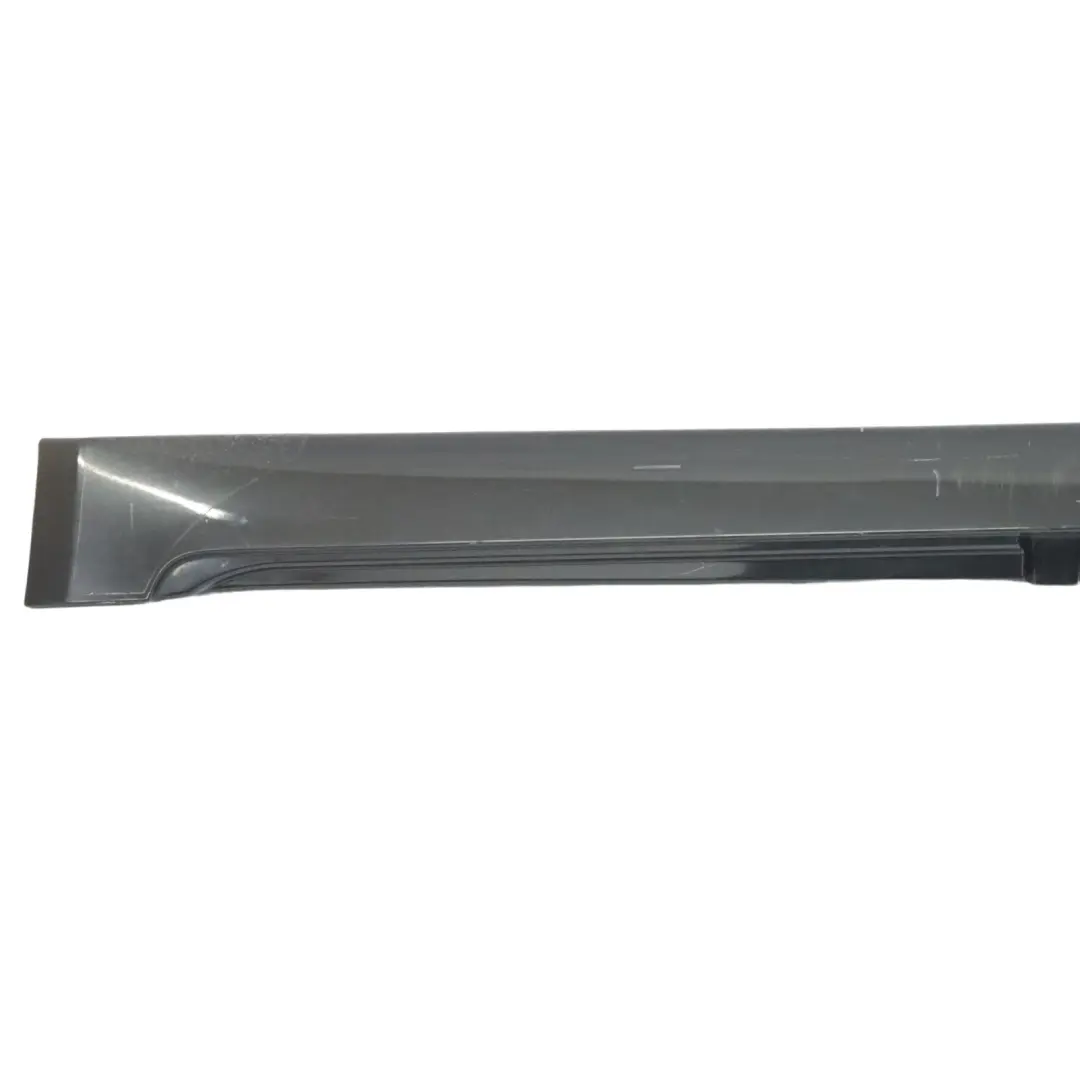 BMW F01 Side Skirt Door Sill Cover Panel Left N/S Black Sapphire Metallic - 475