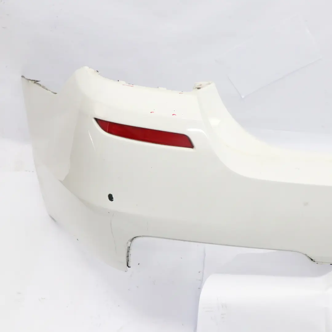 BMW F10 Rear Bumper Panel M Sport PDC Covering Alpinweiss Alpine White - 300