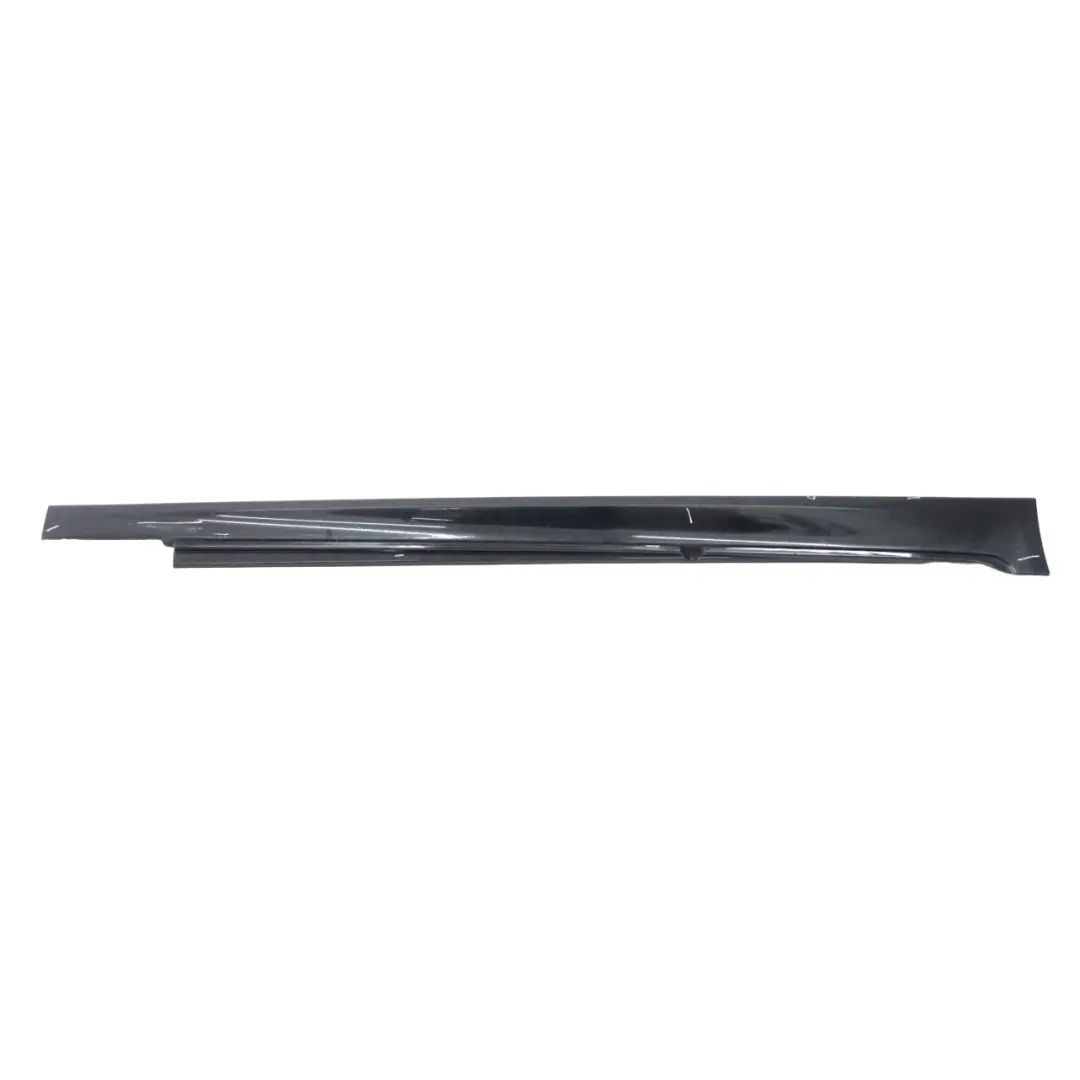 BMW F10 Side Skirt M5 M Sport Door Sill Cover Right O/S Schwarz 2 Black - 668