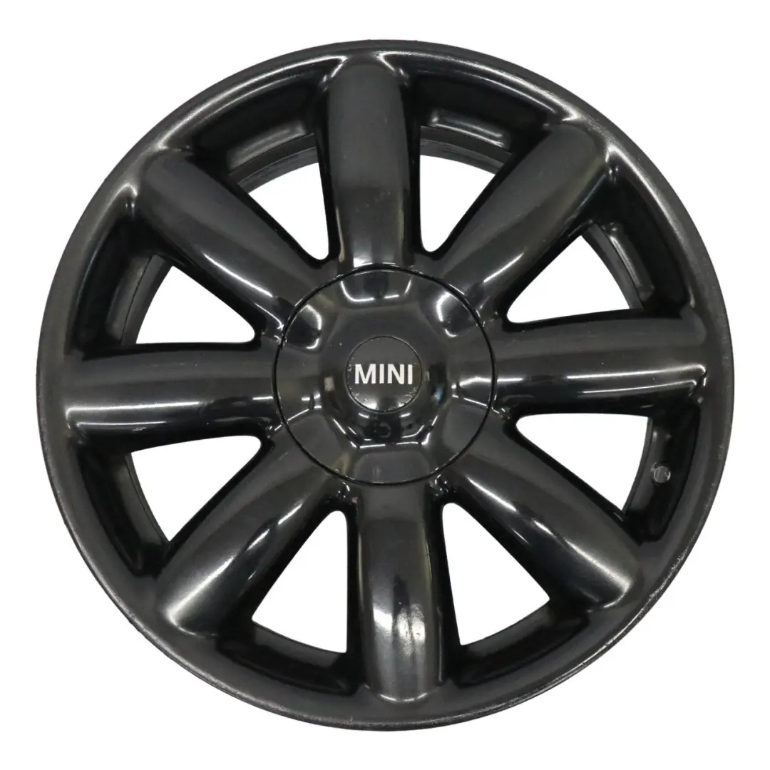 Mini Cooper R50 R55 R56 R57 Schwarz Felge 17" 7J ET:48 Crown Speiche 104