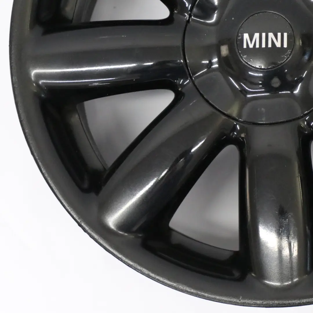 Mini Cooper R50 R55 R56 R57 Schwarz Felge 17" 7J ET:48 Crown Speiche 104