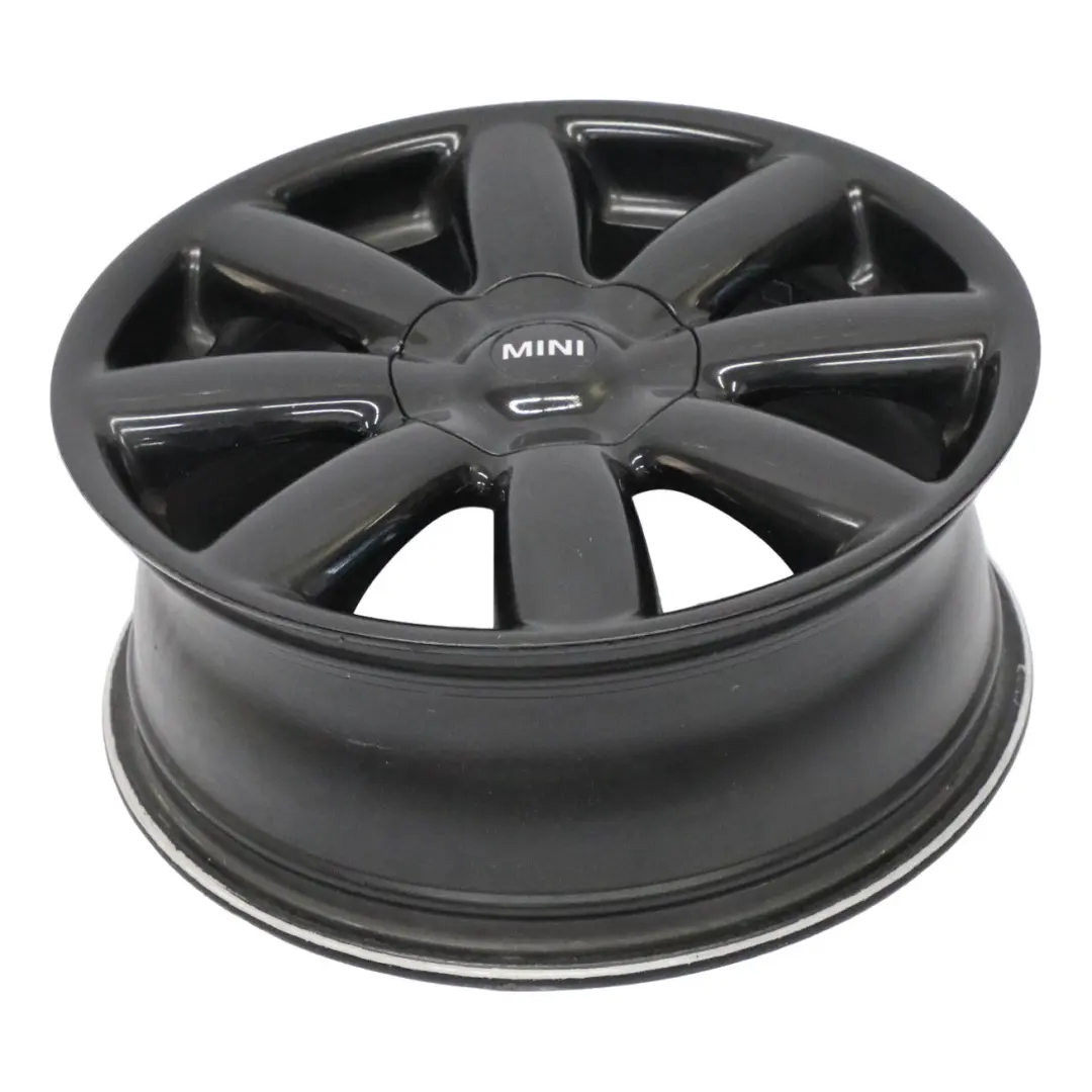 Mini Cooper R50 R55 R56 R57 Schwarz Felge 17" 7J ET:48 Crown Speiche 104