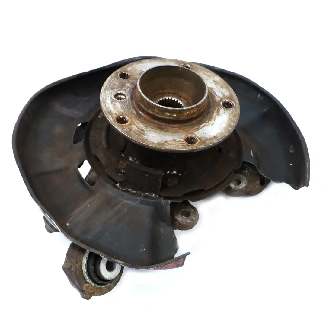 BMW E87 116i N43 2.0 Muelle Trasero Derecho Pierna Freno Suspensión Hub