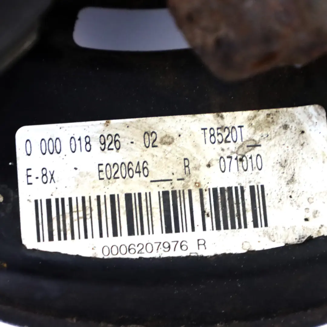 BMW E87 116i N43 2.0 Muelle Trasero Derecho Pierna Freno Suspensión Hub