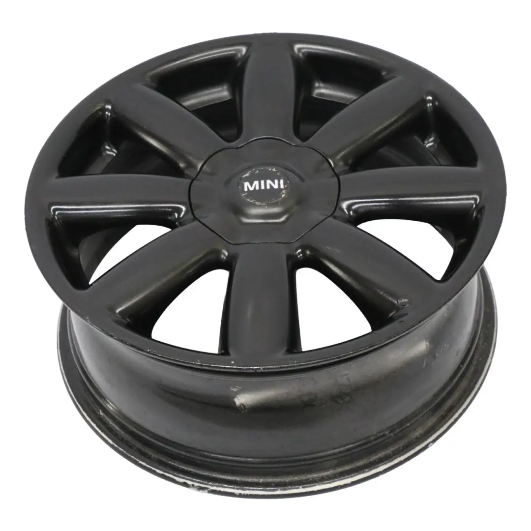 Mini Cooper R50 R55 R56 R57 Black Wheel Alloy Rim 17" 7J Crown Spoke 104