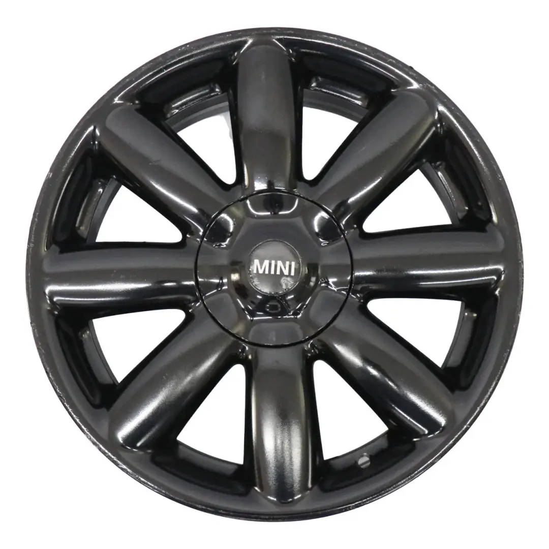 Mini Cooper R50 R55 R56 Black Matt Wheel Alloy Rim 17" 7J Crown Spoke 104