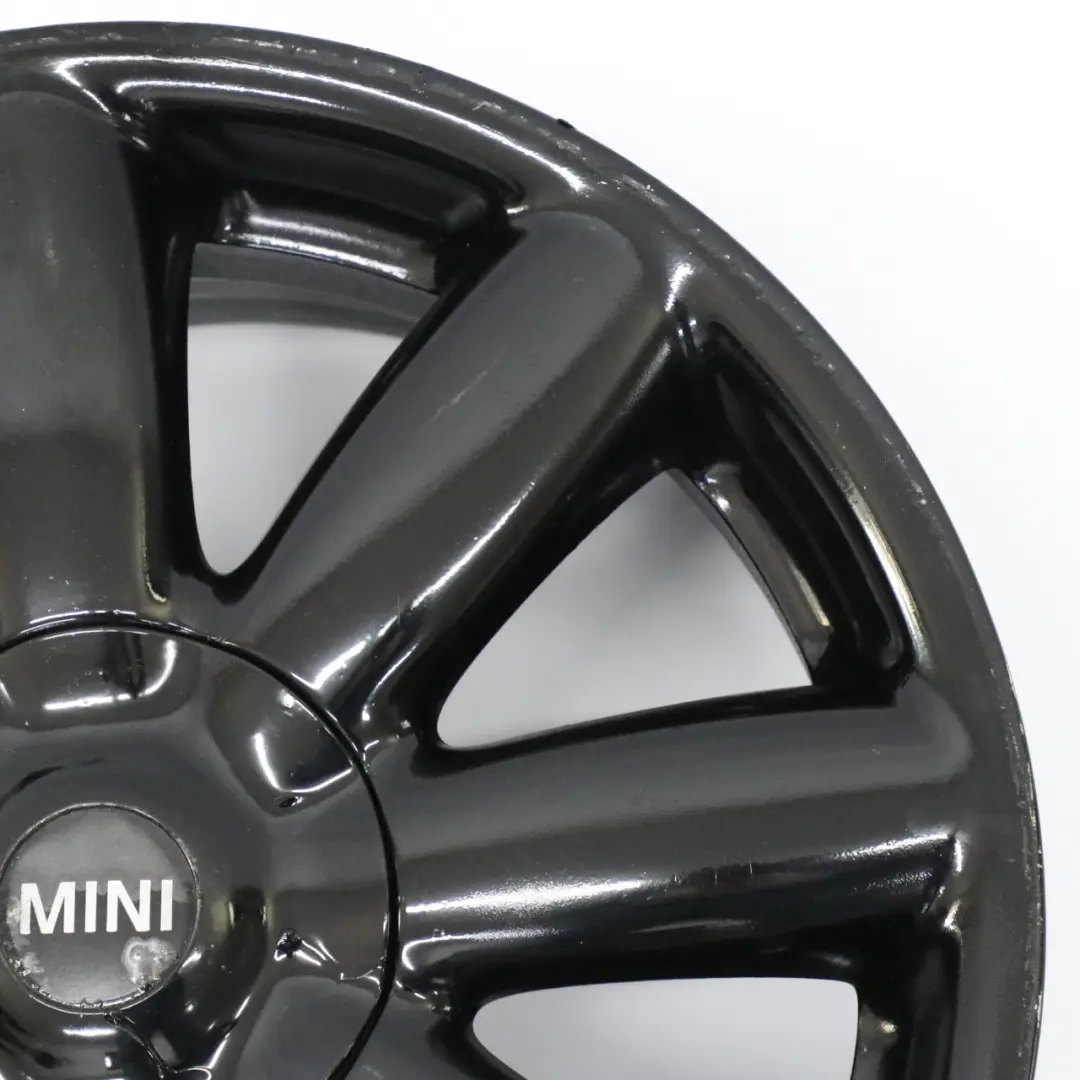 Mini Cooper R50 R55 R56 Black Matt Wheel Alloy Rim 17" 7J Crown Spoke 104