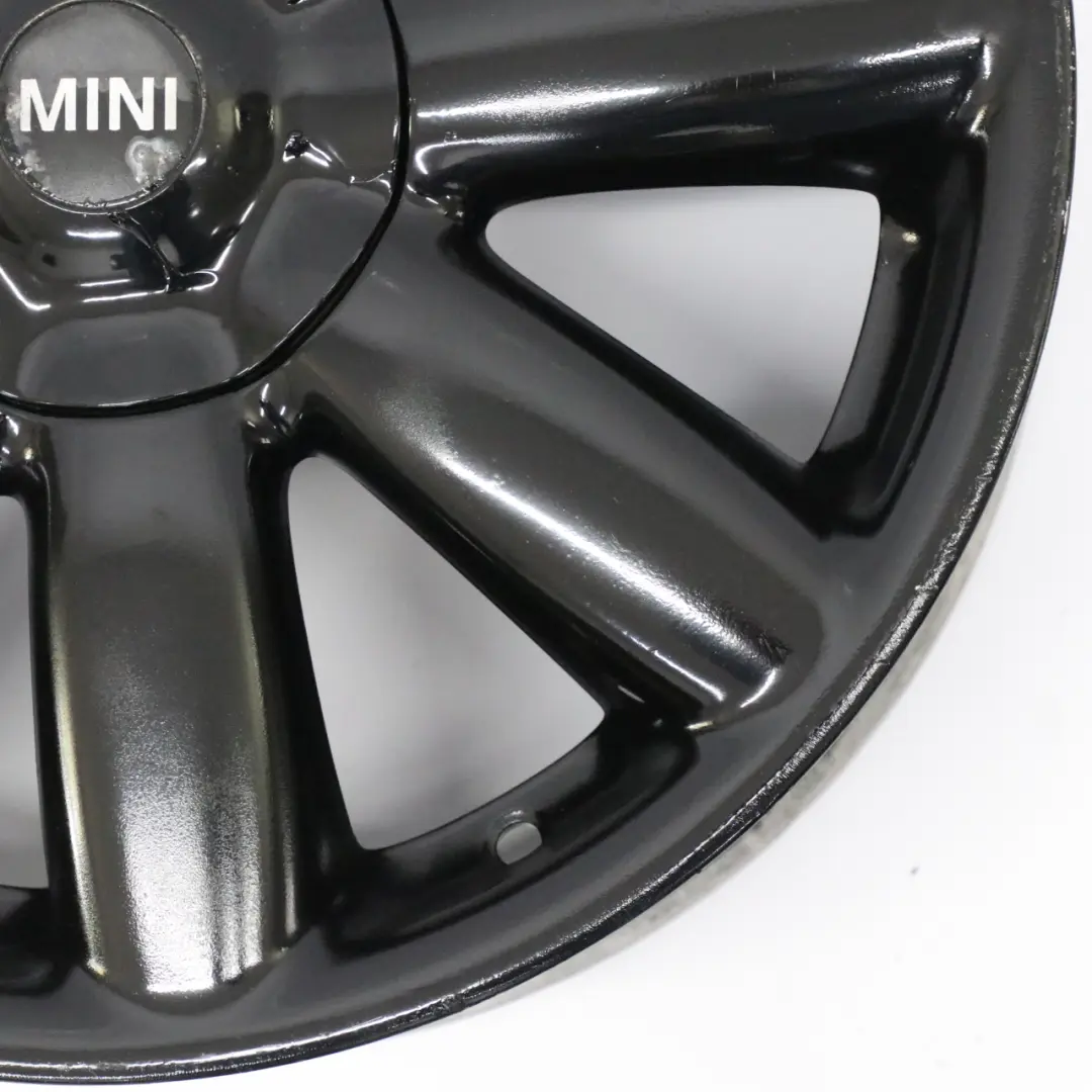 Mini Cooper R50 R55 R56 Black Matt Wheel Alloy Rim 17" 7J Crown Spoke 104