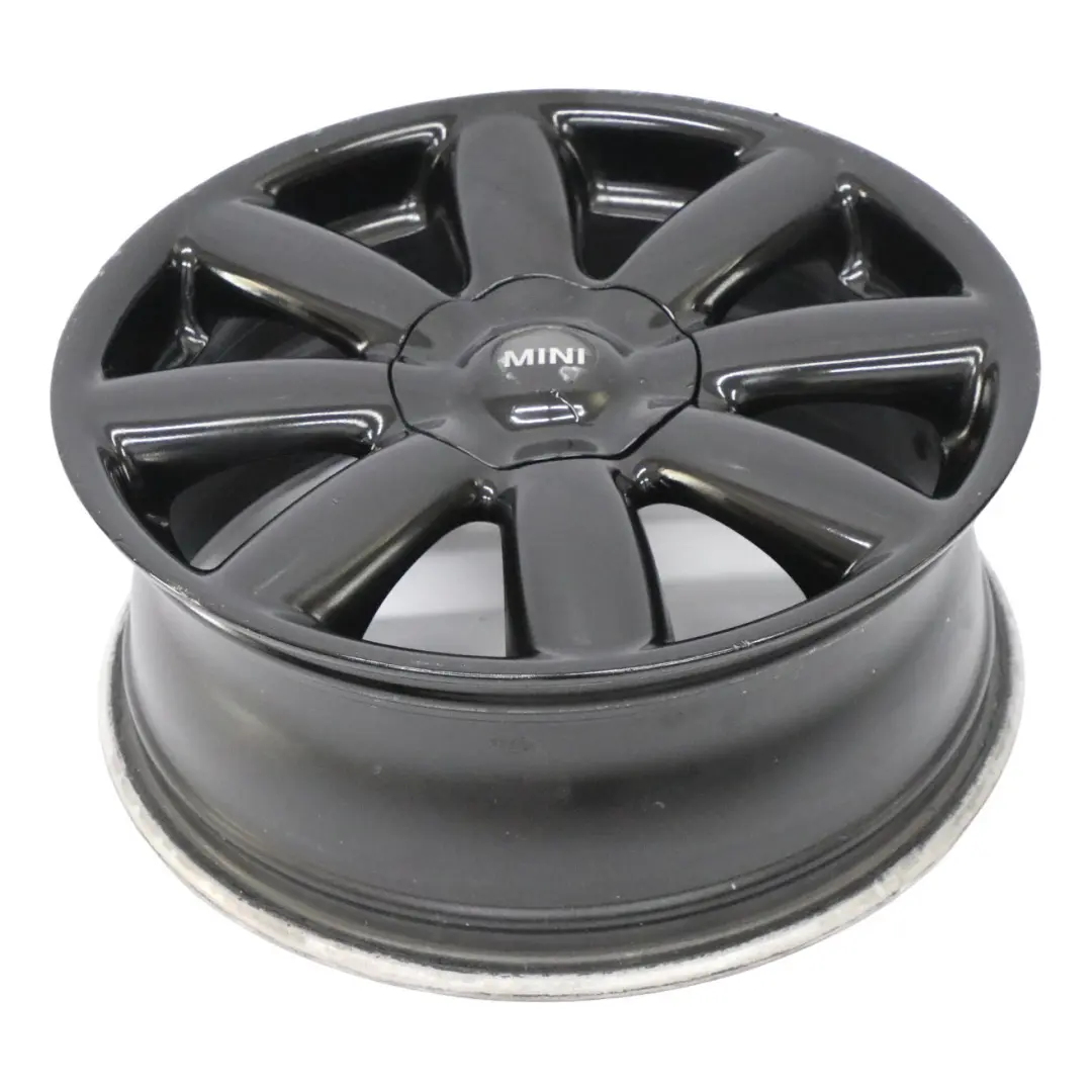 Mini Cooper R50 R55 R56 Black Matt Wheel Alloy Rim 17" 7J Crown Spoke 104