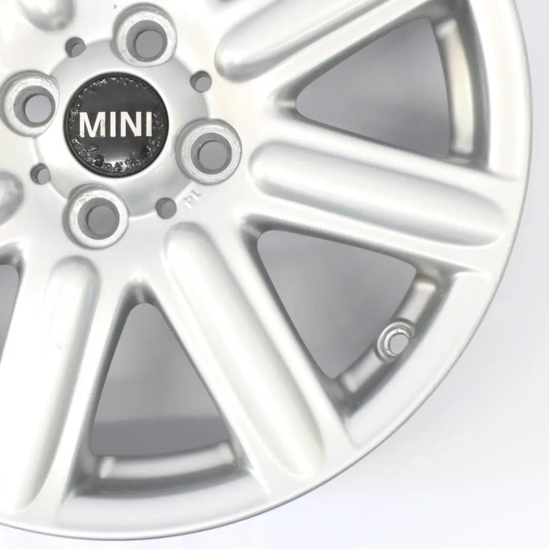 Mini Cooper R55 R56 Silver Felge Alufelge 16" 6,5J ET:48 Rib Spoke 115 6791941