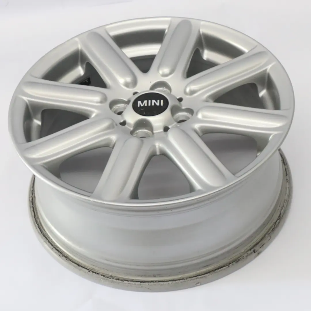 Mini Cooper R55 R56 Silver Felge Alufelge 16" 6,5J ET:48 Rib Spoke 115 6791941