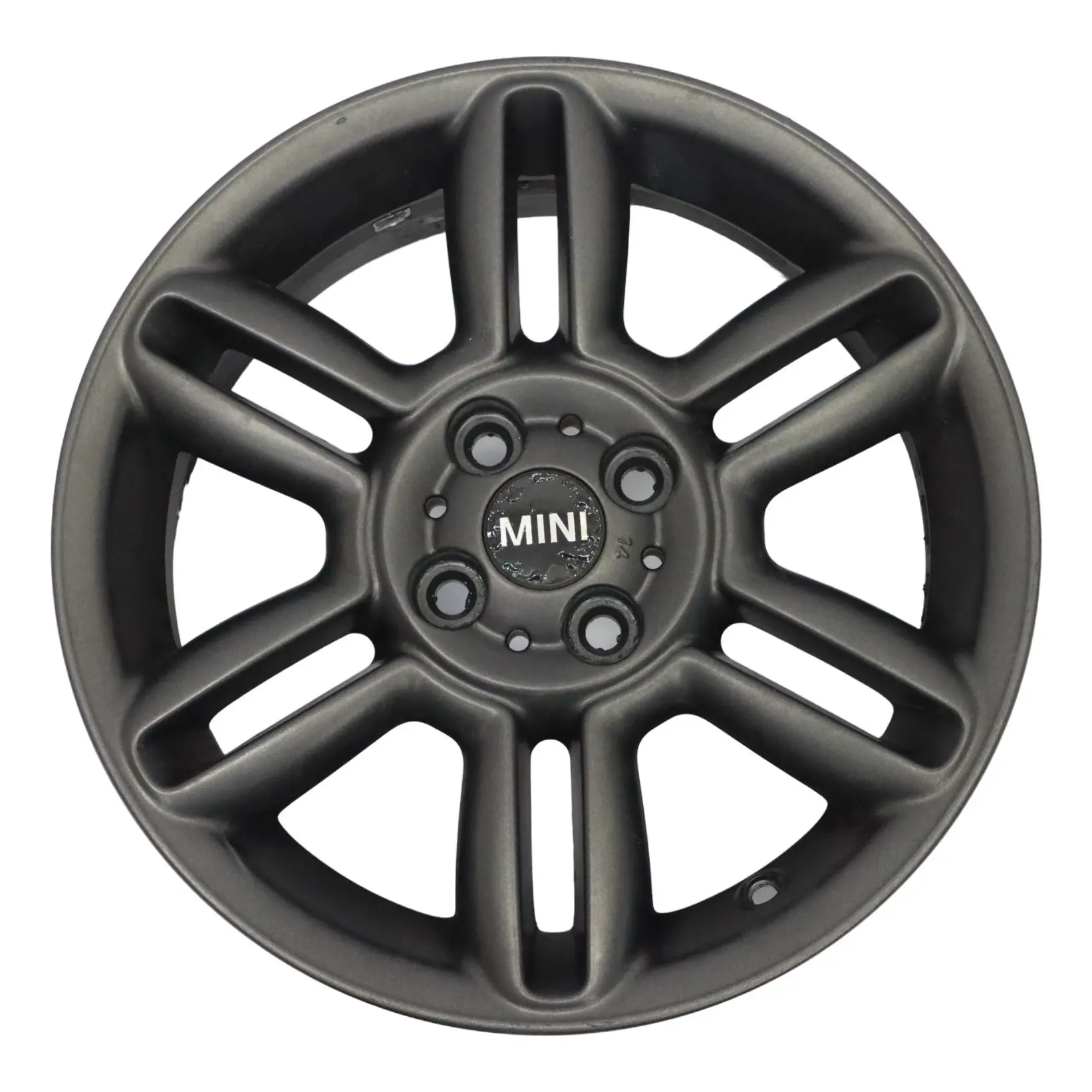 Mini R55 R56 R57 Black Wheel Alloy Rim 16" 6,5J ET:48 Twin Spoke 119 6793404