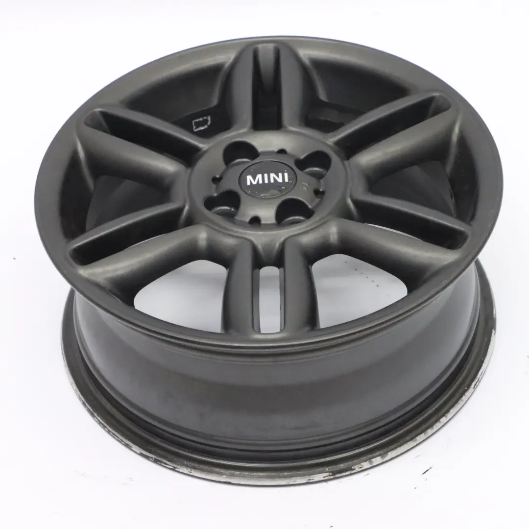 Mini R55 R56 R57 Black Wheel Alloy Rim 16" 6,5J ET:48 Twin Spoke 119 6793404