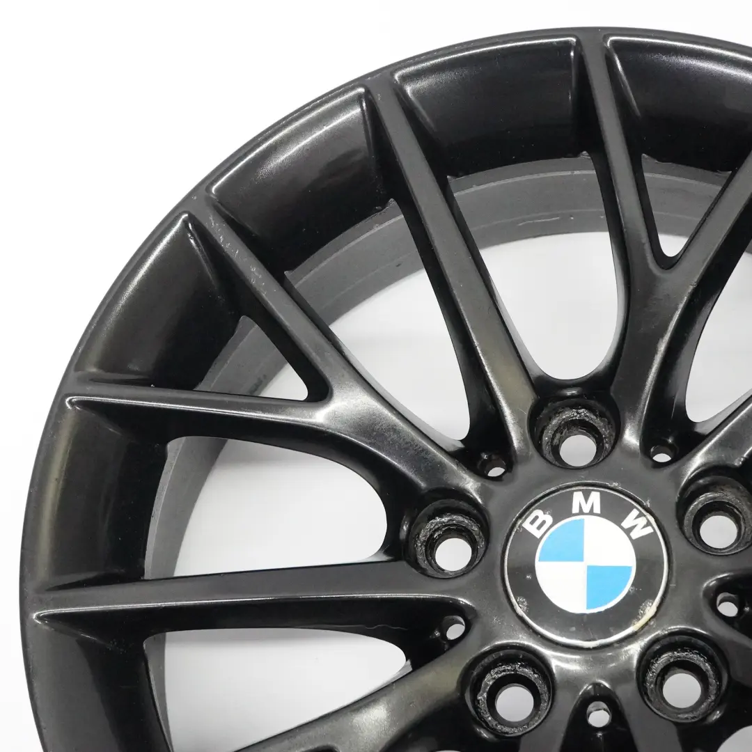 BMW F20 F21 F22 F23 Black Wheel Alloy Rim 17" 7J ET:40 Y-Spoke 380 6796205