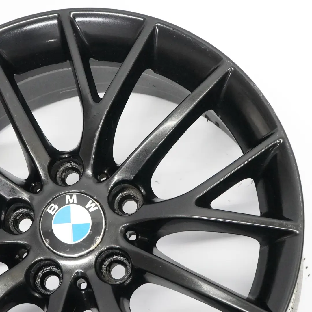 BMW F20 F21 F22 F23 Black Wheel Alloy Rim 17" 7J ET:40 Y-Spoke 380 6796205