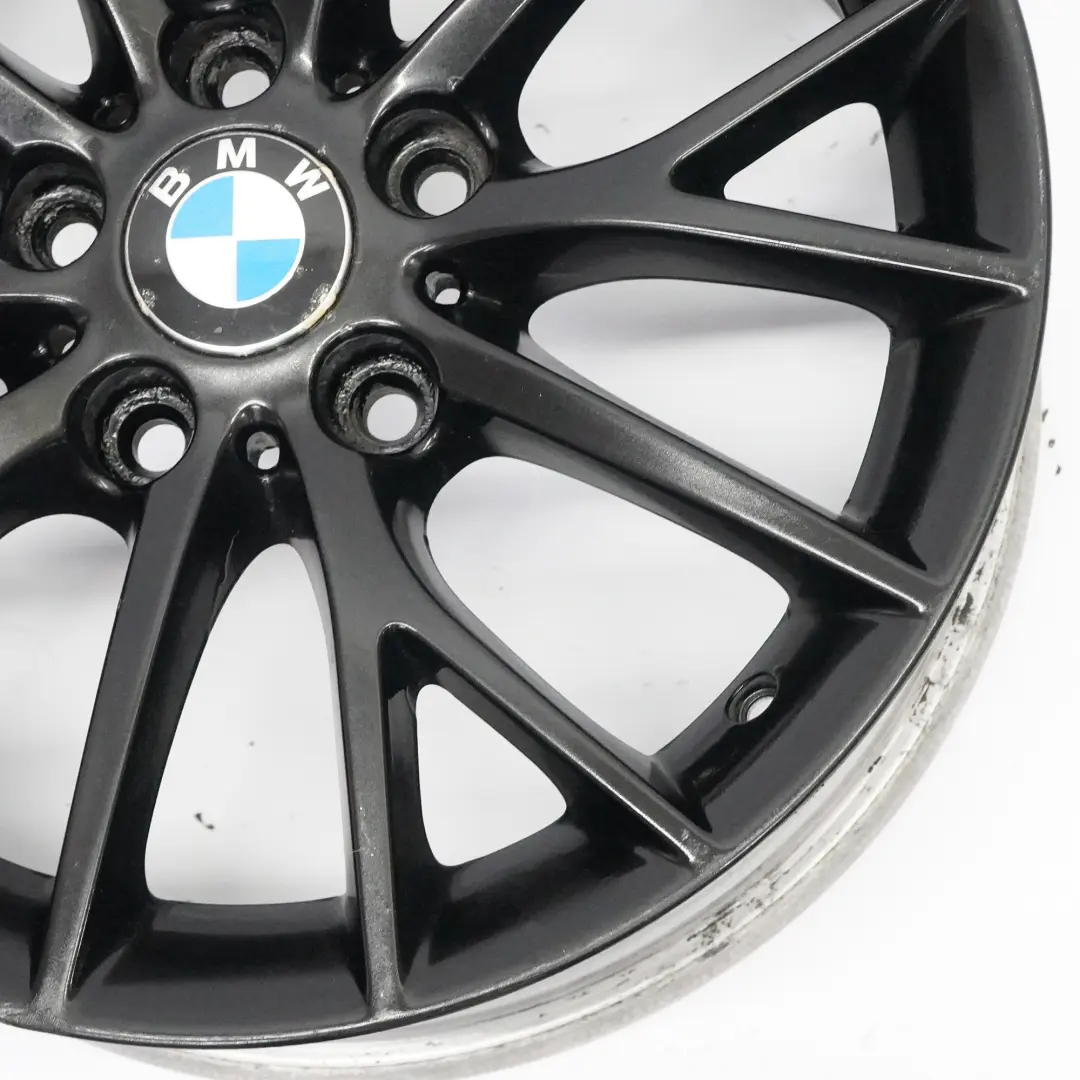 BMW F20 F21 F22 F23 Black Wheel Alloy Rim 17" 7J ET:40 Y-Spoke 380 6796205