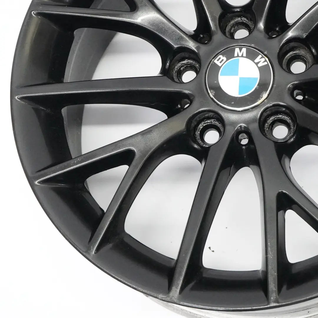 BMW F20 F21 F22 F23 Black Wheel Alloy Rim 17" 7J ET:40 Y-Spoke 380 6796205