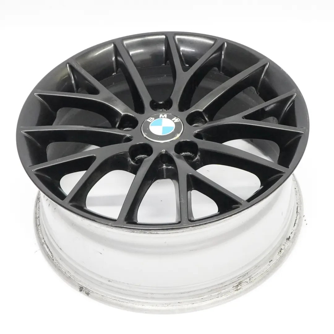 BMW F20 F21 F22 F23 Black Wheel Alloy Rim 17" 7J ET:40 Y-Spoke 380 6796205