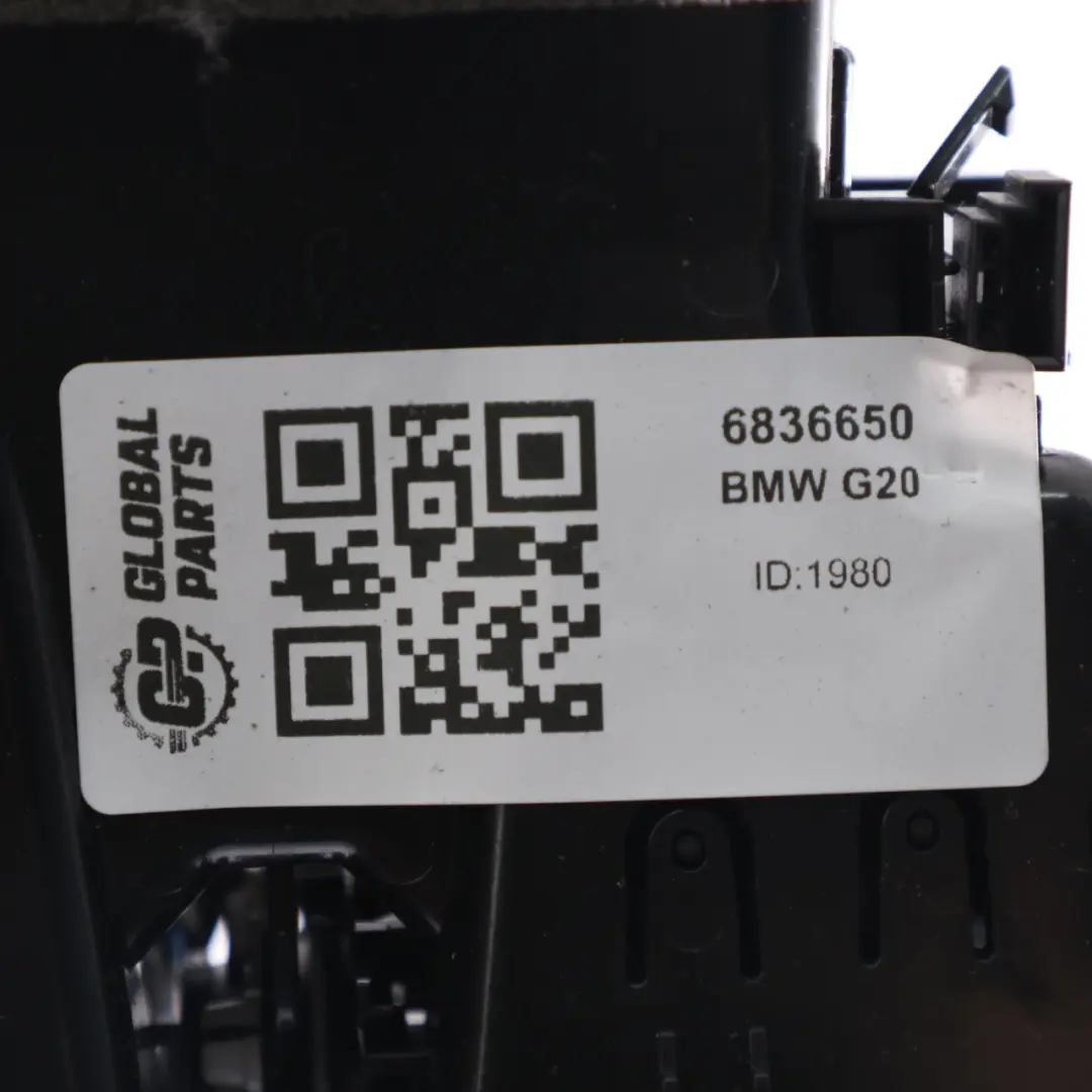 Rejilla de Ventilación BMW G20 G21 Tunel Central Boquilla Trasera Negro 6836650