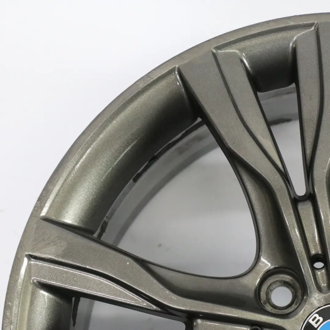 BMW F45 F46 Szara Felga Aluminiowa 18" Y Spoke 484 ET:57 8J 6855093