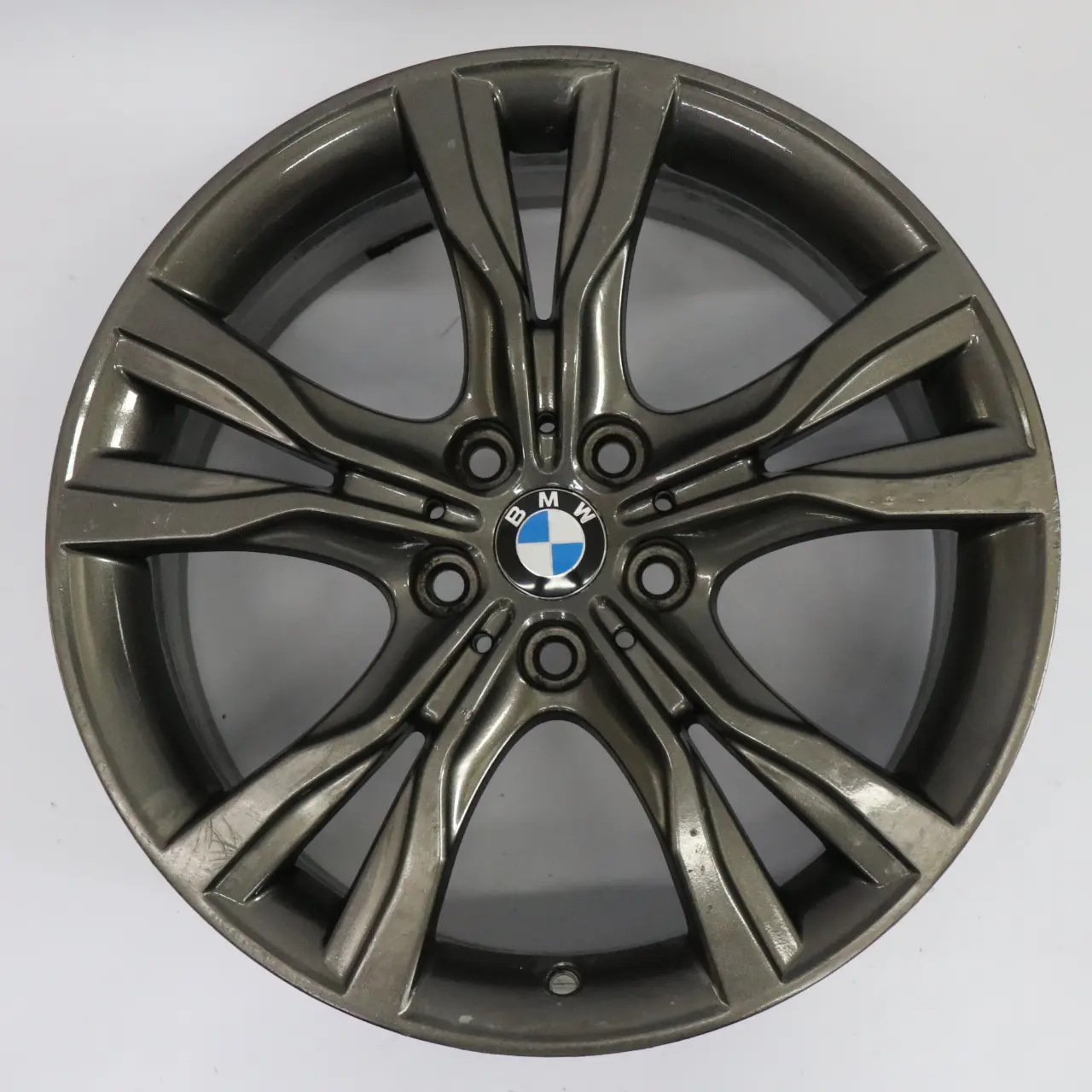 BMW F45 F46 Ferric Grey Alloy Wheel Rim 18" Y Spoke 484  ET:57 8J 6855093