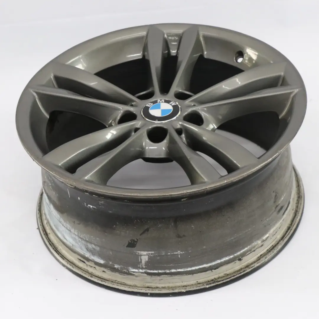 BMW F30 F31 F34 LCI Grau Leicht metall felge 18" V-Speiche 658 8J ET:34 6866306