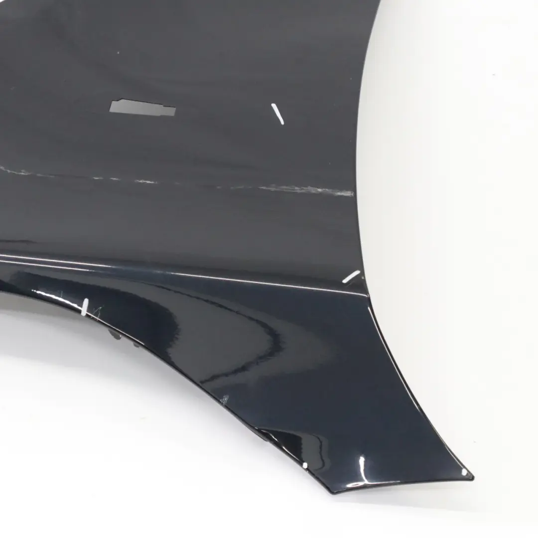 Panel lateral BMW E60 E61 Guardabarros delantero derecho Carbonschwarz Negro 416