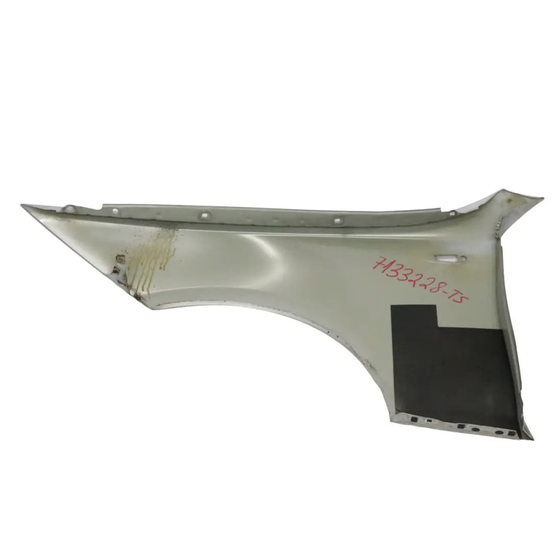 BMW E81 E87 Panel lateral Fender Wing Delantero Derecho Titansilber Plata - 354