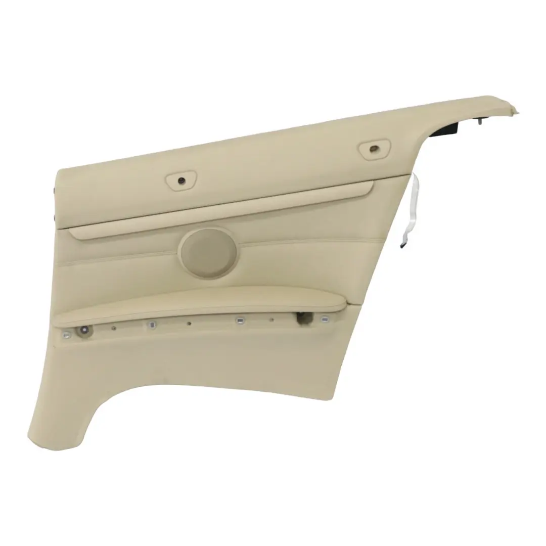 BMW E93 Panel lateral trasero derecho Cabrio Forro Cuero Crema Beige