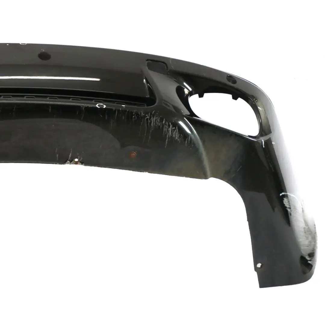 BMW X5 E70 LCI Bumper Rear Trim Panel Black Sapphire Metallic - 475