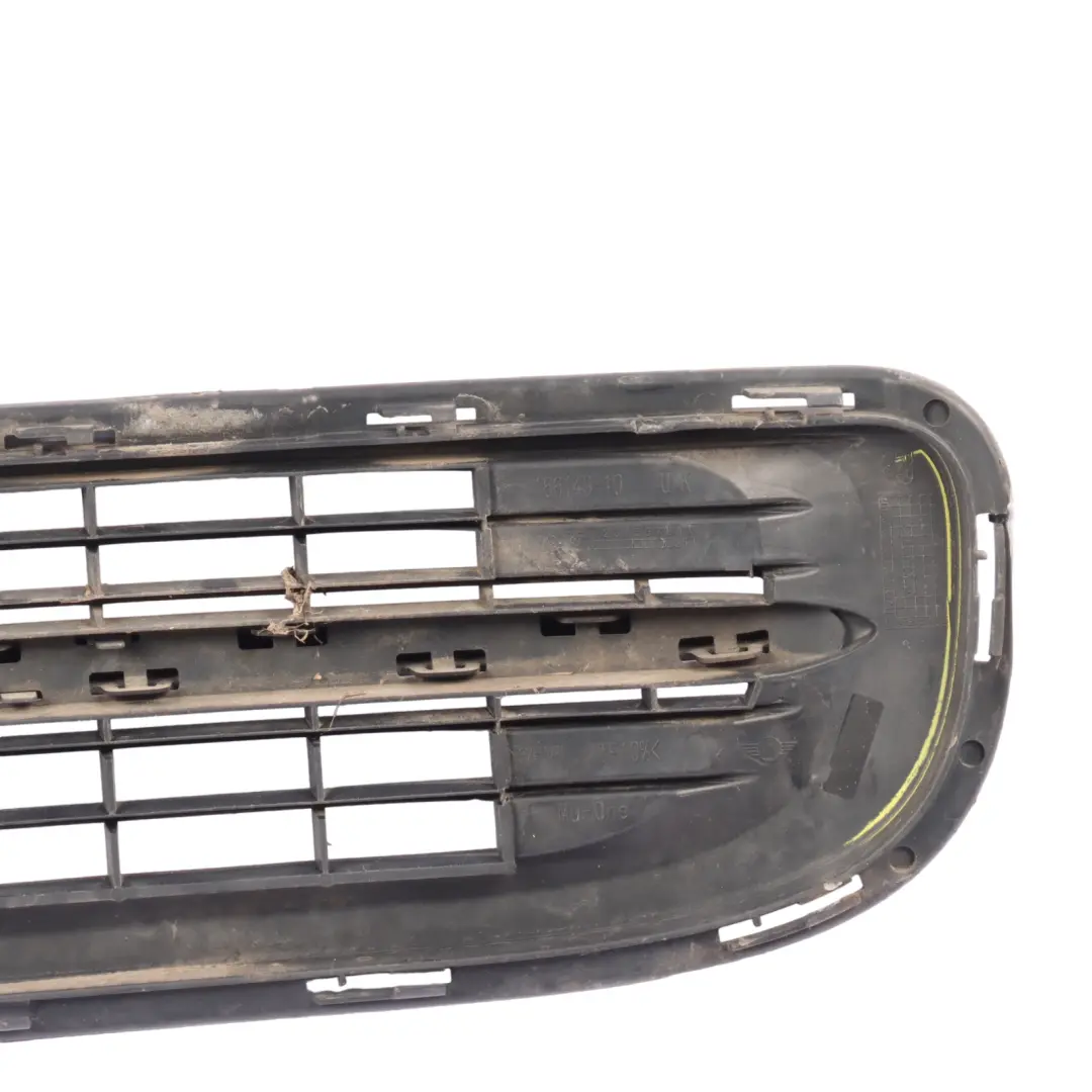 Mini Cooper One R55 R56 LCI Choc-Receveur Avant Grille Centre Noir 7250785